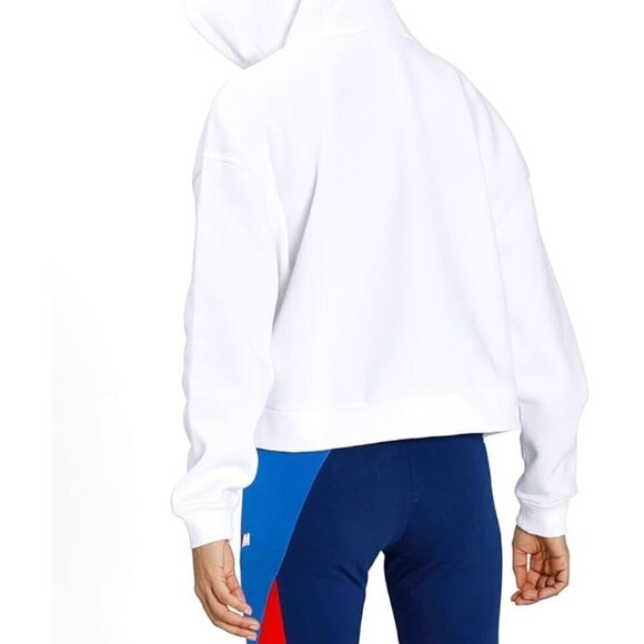 PUMA Unisex Oversized BMW Hoodie in White Size Small - Picture 9 of 9